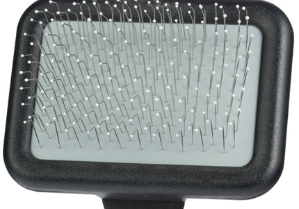 Blovi Small Ball Pin Slicker Brush – Soft Safety Pins, Gentle Detangling Design