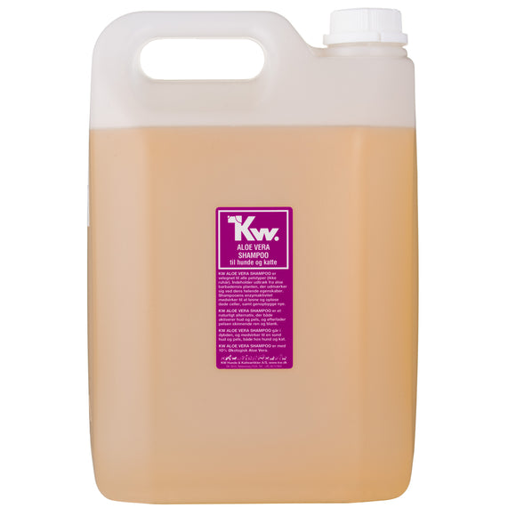 KW Aloe Vera Shampoo – Concentrated 1:3 Formula, 5L, Gentle Cleansing and Moisturizing