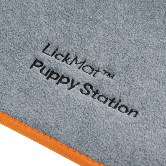 LickiMat Puppy Station Training Mat – Large 72x100cm with Soft Fabric Frame, Durable Design