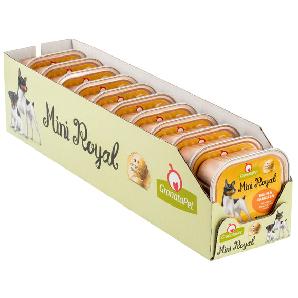 GranataPet Mini Royal Chicken and Prawns – Grain-Free Wet Food, Tender Chicken and Shrimp, 150g