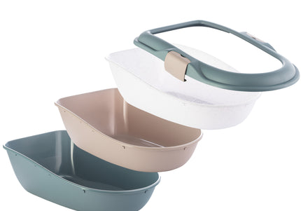 Record Furba Cat Litter Box L – Spacious Open Design with Easy-Clean Screening System