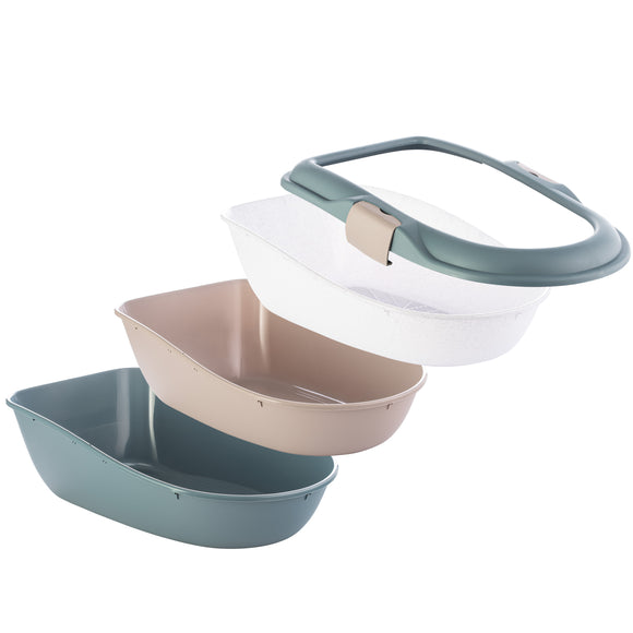 Record Furba Cat Litter Box L – Spacious Open Design with Easy-Clean Screening System