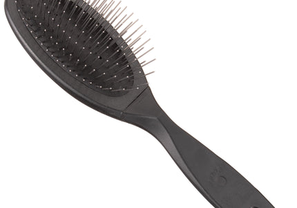 Groom Professional Luxury Pin Brush – Oval Design with 2.2cm Metal Pins, Gentle Detangling