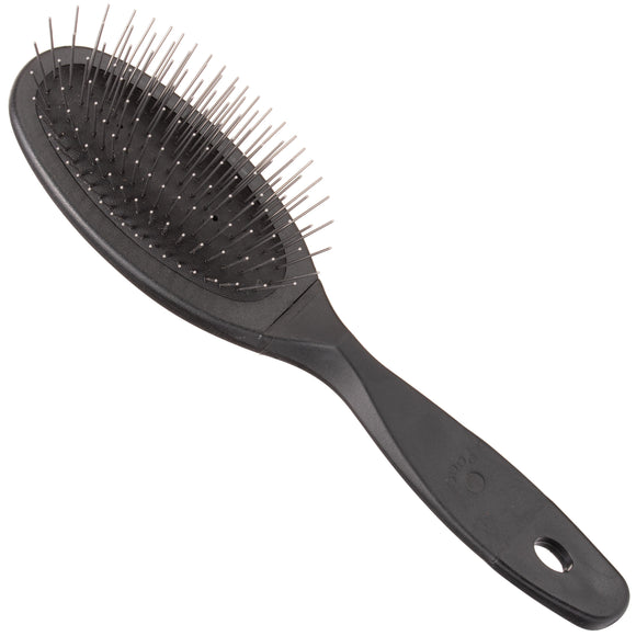 Groom Professional Luxury Pin Brush – Oval Design with 2.2cm Metal Pins, Gentle Detangling