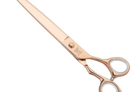 Geib Gold Pearl Straight Grooming Scissors – 8.5in Japanese Steel, Professional Quality