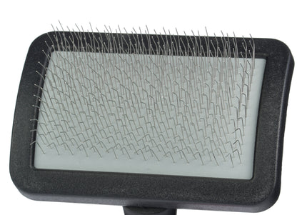 Blovi Small Soft Slicker Brush – Gentle Flexible Pins, Compact Design for Sensitive Coats