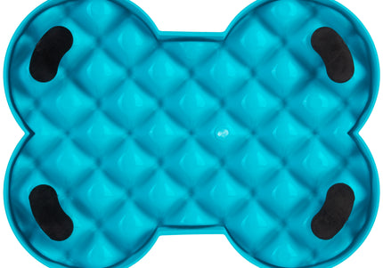 LickiMat Slodog Small Slow Eating Bowl – Black Non-Slip Licking Tray, Promotes Healthy Feeding