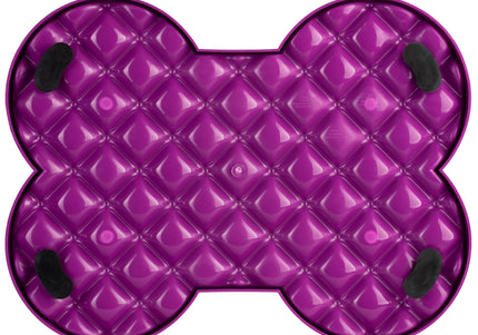 LickiMat Slodog Slow Eating Bowl – Black Non-Slip Licking Tray, Promotes Healthy Feeding