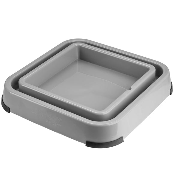 LickiMat Keeper Outdoor – Orange Licking Mat Tray, Durable Weather-Resistant Design