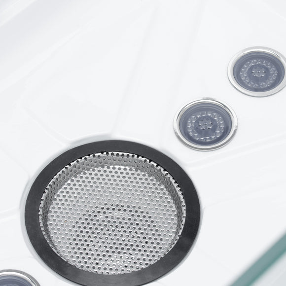 Blovi Professional Grooming SPA Ozone Bathtub – Milky Micro Bubble Hydromassage, 75x66x98cm, White