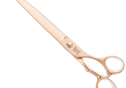 Geib Crystal Gold Straight Grooming Scissors – 7.5in Japanese Stainless Steel, Professional Quality