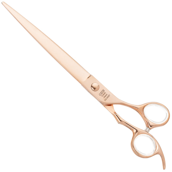Geib Crystal Gold Straight Grooming Scissors – 7.5in Japanese Stainless Steel, Professional Quality