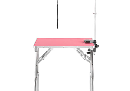 Blovi Small Trimming Table 70x48cm – Black, Stable Surface with Extension Arm