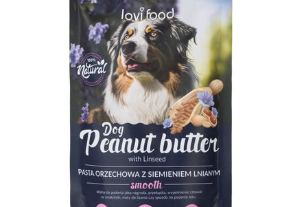 Lovi Food Peanut Butter with Linseed – Nutritious Paste, Omega-Rich, 300g Jar