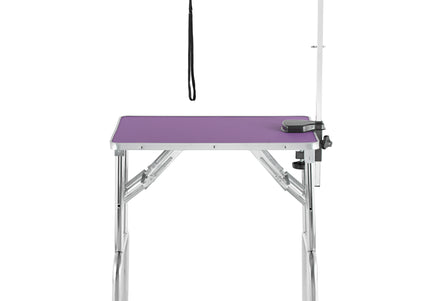 Blovi Small Trimming Table 70x48cm – Black, Stable Surface with Extension Arm