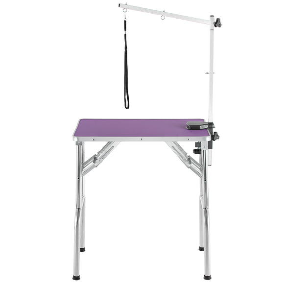 Blovi Small Trimming Table 70x48cm – Black, Stable Surface with Extension Arm