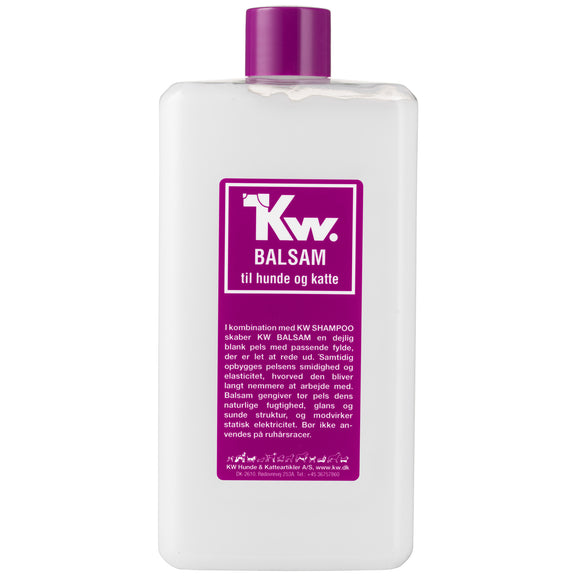 KW Balsam Volumizing Conditioner – Concentrated 1:3 Formula, 500ml, Enhances Coat Fullness