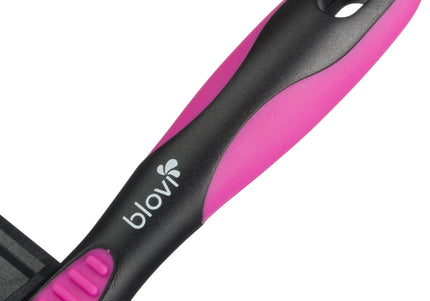 Blovi Medium Soft Slicker Brush – Gentle Flexible Pins, Ergonomic Grip, Medium Size