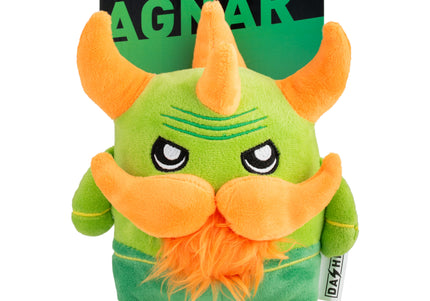Dashi Agnar Plush Toy – Soft 16cm Squeaky Green Creature, Durable Playtime Fun