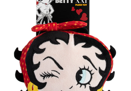 Dashi Betty XXI Plush Squeaker Toy – Soft 13cm Betty Boop Head, Durable Fun