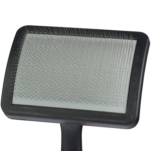 Blovi Large Soft Slicker Brush – Gentle Flexible Pins, Comfortable Detangling Tool, Large Size