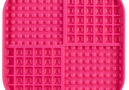 LickiMat Slomo XL Black Licking Mat – Hard Textured Design, Engaging Slow Feeder for Medium and Large Breeds