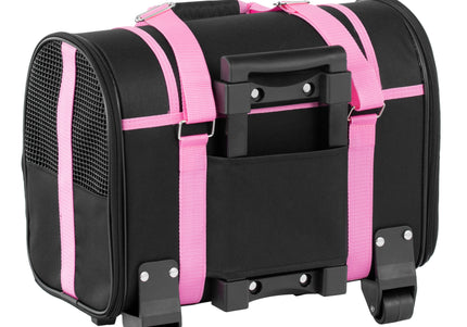 Record Borsa Trolley Rigid Fabric Carrier – Wheeled Mobile Pet Transport, 42x22x35cm