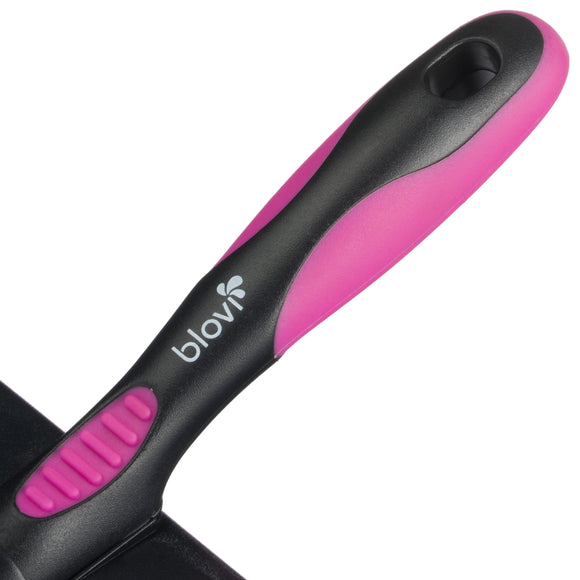 Blovi Large Ball Pin Slicker Brush – Soft Safety Pins, Gentle Detangling, Large Size