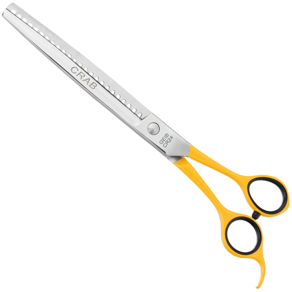 Geib Crab Chunker Level 1 Thinning Shears – 7.5in Cobalt Steel, 24 Teeth, Single-Sided