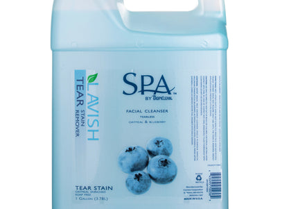 Tropiclean Tear Stain Remover Facial Cleanser – Gentle Milk Formula, 3.8L, Removes Discolorations