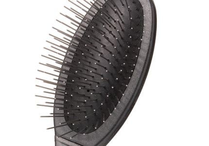 Groom Professional Luxury Pin Brush – Oval Design with 2.2cm Metal Pins, Gentle Detangling