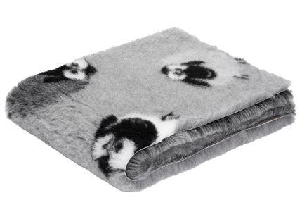 DryBed A+ Anti-Slip Grooming Bed – Gray Sheep Pattern, 200x150cm, Premium Comfort