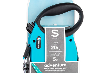 Alcott Adventure Retractable Leash Blue – Reflective Extra Large Retractable Leash, Durable Design