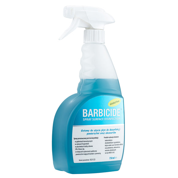 Barbicide Odorless Disinfectant Liquid – Multi-Surface Fast-Acting Formula, 750ml