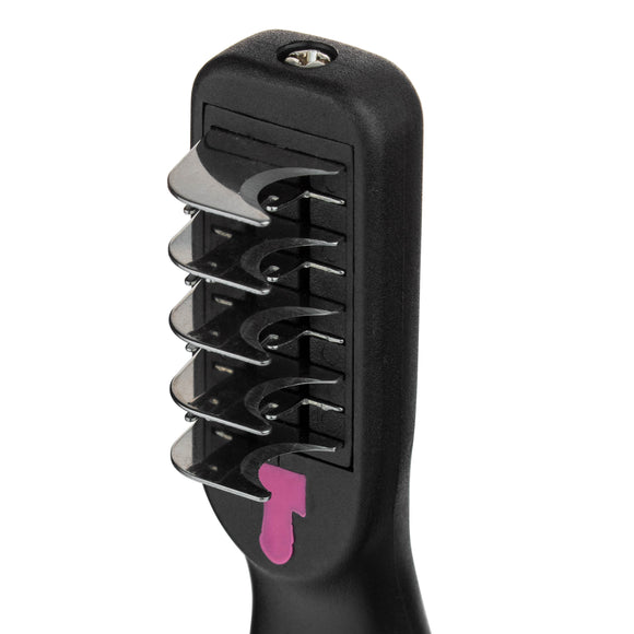 KW Smart Mat Remover – Five-Blade Tool with Fur Felt Cutter, Ergonomic Grip