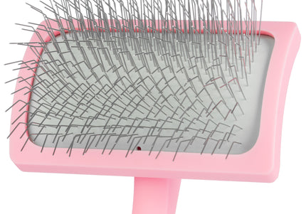 Yuup! Professional Pink Mini Brush – Compact Ergonomic Poodle Brush in Vibrant Pink