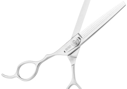 Geib Gator Lefty Thinning Shears 6.5" – Japanese Stainless Steel, 40 Teeth, Ergonomic Design