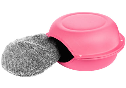 Record Macaron XXS Cat Bed – Cozy Pink Macaroon-Shaped Cushion, 44x44x25cm