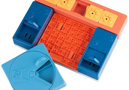 Pawzler Interactive Dog Puzzle Beginner Set – Modular 6-Piece Enrichment Toy, Engaging Design