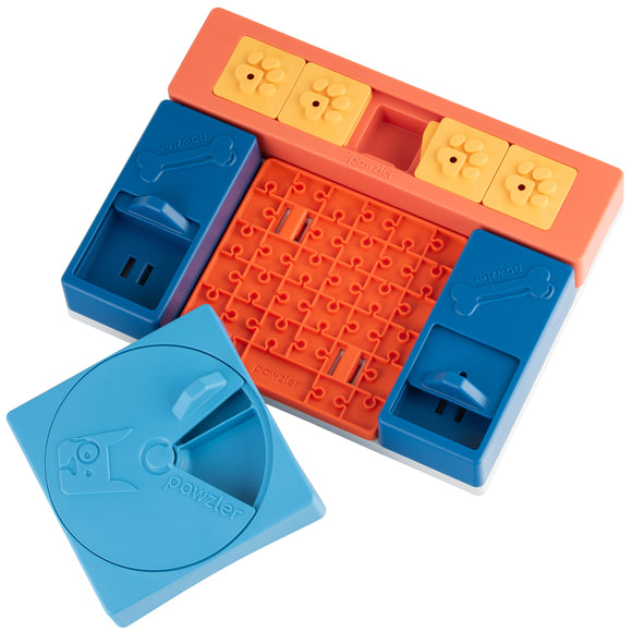 Pawzler Interactive Dog Puzzle Beginner Set – Modular 6-Piece Enrichment Toy, Engaging Design