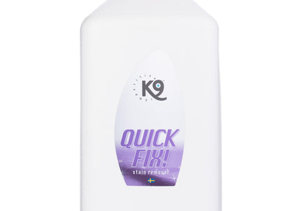 K9 Quick Fix Stain Remover – Dry Shampoo for White and Light Coats, 5.7L, Fast-Acting Formula