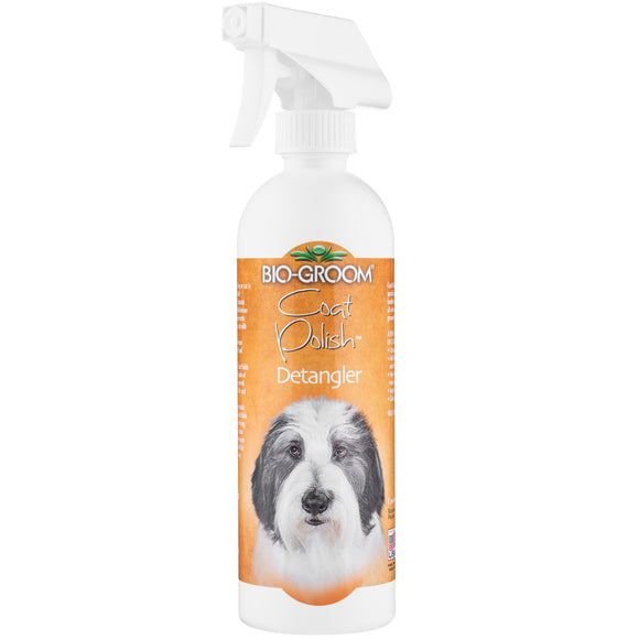 Bio-Groom Coat Polish Spray Conditioner – Shine-Enhancing, Detangling Formula, 473ml