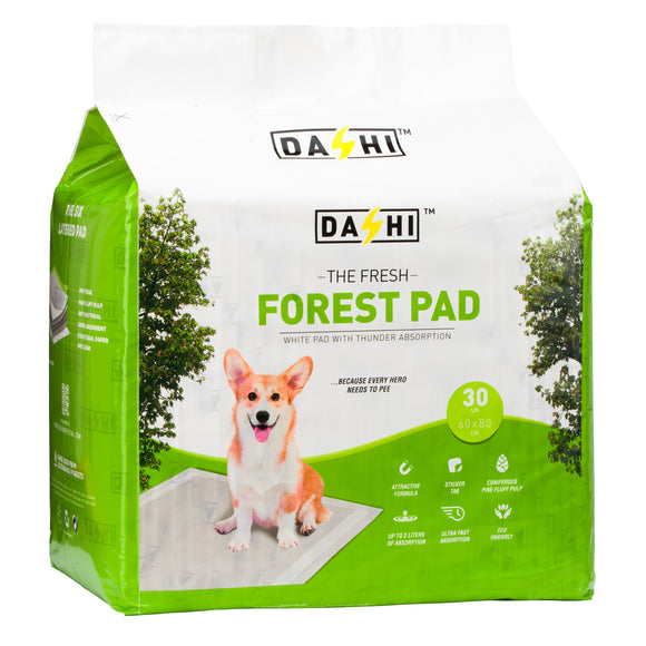 Dashi Forest Antibacterial Hygienic Pads – Pine Fluff, 60x40cm, 30 Pack