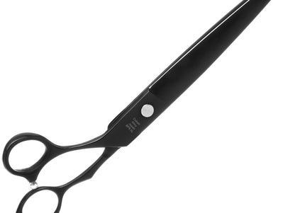 Geib Black Pearl Left-Handed Straight Scissors 8.5in – Cobalt Steel, Professional Quality