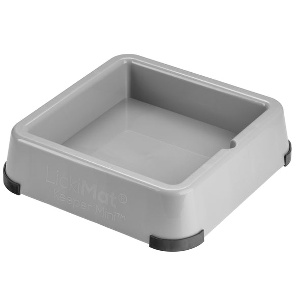LickiMat Keeper Mini – Secure Non-Slip Tray Compatible with Classic Mini and Tuff Mini Mats
