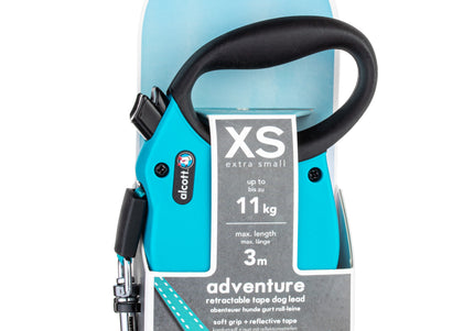 Alcott Adventure Retractable Leash Blue – Reflective Extra Large Retractable Leash, Durable Design