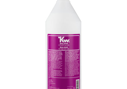 KW Balsam Volumizing Conditioner Concentrate 1L – Enhances Coat Fullness, 1:3 Dilution