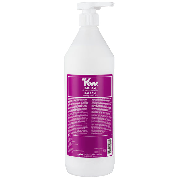 KW Balsam Volumizing Conditioner Concentrate 1L – Enhances Coat Fullness, 1:3 Dilution