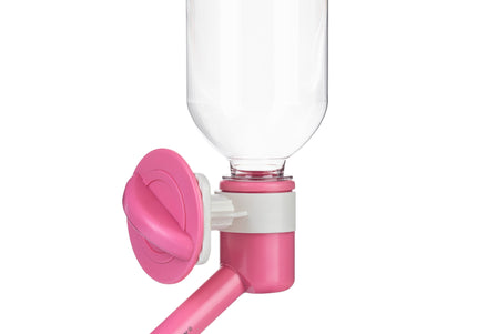 Madan Water Adapter with 330ml Bottle – Automatic Round Dog Waterer, Mint Color, Leak-Resistant Design