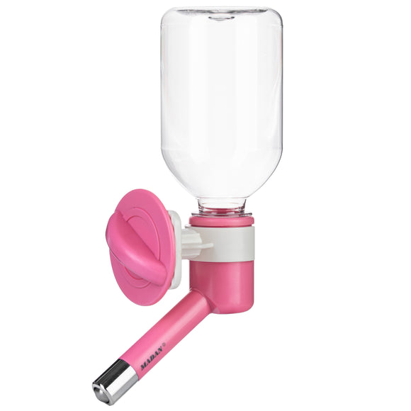 Madan Water Adapter with 330ml Bottle – Automatic Round Dog Waterer, Mint Color, Leak-Resistant Design